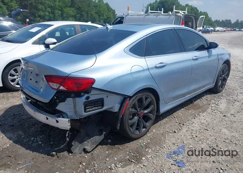 2015 Chrysler 200 C из США, поврежденный, VIN 1C3CCCCB5FN661168